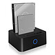 ICY BOX IB-123CL-U3 2-bay docking and cloning station for 2.5" and 3.5" hard drives on USB 3.0 port