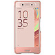 Sony Style Cover Touch SCR50 Rose Sony Xperia X Etui avec rabat latéral transparent tactile pour Sony Xperia X