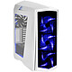 SilverStone Primera PM01 (blanc) Boîtier moyen-tour avec fênetre avec ventilateurs à LEDs bleues