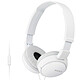 Sony MDRZX110AP Blanco Auriculares intraauriculares cerrados con control remoto y micrófono