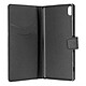 xqisit Etui Folio Wallet Viskan Noir Sony Xperia XA Etui folio porte-feuille pour Sony Xperia XA