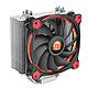 ThermaltakeRiing Silent 12 - Rojo Ventilador de procesador con LEDs 120 mm para Intel y AMD - TDP hasta 150 W