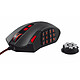 Trust Gaming GXT 166 Souris filaire pour gamer - droitier - capteur laser 16400 dpi - 18 boutons programmables - rétro-éclairage RGB - poids ajustable