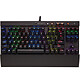 Corsair Gaming K65 RGB (Cherry MX Speed Silver) Gaming keyboard - silver mechanical switches (Cherry MX Speed Silver switches) - compact TKL format - RGB backlighting - multimedia keys - AZERTY, French