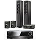 Harman Kardon AVR 161S + Jamo S 608 HCS 3 Black Ash Ampli-tuner Home Cinema 3D Ready 5.1 DLNA avec HDMI 2.0 4K, Bluetooth, Spotify Connect + Pack d'enceintes 5.0