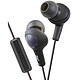 JVC HA-FR6 Noir Écouteurs intra-auriculaires avec télécommande et micro