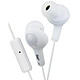 JVC HA-FR6 Blanc Écouteurs intra-auriculaires avec télécommande et micro