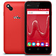 Wiko Sunny Rouge Smartphone 3G+ Dual SIM - ARM Cortex-A7 Quad-Core 1.3 GHz - RAM 512 Mo - Ecran tactile 4" 400 x 800 - 8 Go - Bluetooth 4.0 - 1200 mAh - Android 6.0