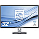 Philips 32" LED - 328P6AUBREB/00 2560 x 1440 pixels - 4 ms (grey) - Widescreen 16/9 - IPS panel - Pivot - DisplayPort - HDMI - USB Hub - Black