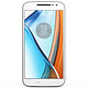 Motorola Moto G4 16 Go Blanc Smartphone 4G-LTE Dual SIM - Snapdragon 617 8-Core 1.5 Ghz - RAM 2 Go - Ecran tactile 5.5" 1080 x 1920 - 16 Go - Bluetooth 4.2 - 3000 mAh - Android 6.0
