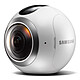 Samsung Gear 360° Blanc Caméra de réalité virtuelle compatible Gear VR, S6, S7,S8,S9