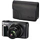 Canon PowerShot SX720 HS Noir + DCC-1570 Appareil photo 20.3 MP - Zoom ultra grand-angle 40x - Vidéo Full HD - HDMI - Ecran LCD 3" - Wi-Fi et NFC + Etui de protection