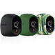 Arlo VMA1200 Juego de 3 carcasas de silicona reemplazables (negro, verde y camuflaje) para las cámaras Netgear Arlo
