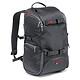 Manfrotto Travel Backpack MB MA-TRV-GY Gris Sac à dos pour appareil photo numérique reflex avec poche pour trépied et ordinateur portable