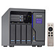 QNAP TVS-682-PT-8G Serveur NAS 4 baies 3.5"/2.5" + 2 baies 2.5" avec processeur Dual-Core Intel Pentium G4400 3.3 GHz - RAM 8 Go (sans disque dur)