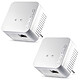 Devolo dLAN 550 Wi-Fi x2 Pack of 2 powerline adapters 550 Mbps and Wi-Fi N (300 Mbps)