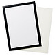 Durable Duraframe Grip A4 Black Display frame for A4 fabric surfaces with black edges