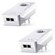 Devolo dLAN 1200+ Wi-Fi AC x 2 Pack de 2 adaptateurs individuels CPL dual band 1200 Mbps Wi-Fi AC avec 2 ports Ethernet Gigabit