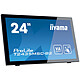 iiyama 23.6" LED Tactile - ProLite T2435MSC-B2 1920 x 1080 pixels - Tactile MultiTouch - 6 ms - Format large 16/9 - Dalle VA - DisplayPort - HDMI - Hub USB 2.0 - Webcam - Noir