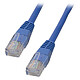Câble RJ45 catégorie 5e U/UTP 2 m (Bleu) Câble réseau catégorie 5e