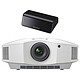 Sony VPL-HW65ES Blanc + IFU-WH1 Vidéoprojecteur SXRD Full HD 1080p 3D RF 1800 Lumens Reality Creation - Lens Shift + Transmetteur HD sans fil