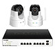 D-Link DCS-5222LX2 x2 + D-Link DGS-1100-10MP Pack de 2 caméras réseau 720p sans fil Wi-Fi N + Switch administrable Gigabit 10 ports 10/100/1000 Mbps dont 2 SFP
