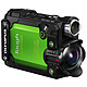 Olympus TG-Tracker Vert Caméra sportive miniature 4K étanche - 7.2 MP - Ultra grand-angle - Torche - Ecran LCD orientable - Wi-Fi - Poignée de stabilisation