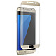 Force Glass Verre Trempé contour or Galaxy S7 Edge Protège-écran contour or en verre trempé pour Samsung Galaxy S7 Edge