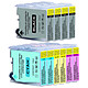 Megapack cartucho compatibles Brother LC970 / LC1000 (cyan, magenta, amarillo, negro) Paquete de 10 cartuchos de tinta compatibles Brother LC970 / LC1000 (4 x negro, 2 x cian, 2 x magenta, 2 x amarillo)