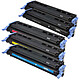 Multipack toners compatibles HP/Canon Q6000A (cyan, magenta, amarillo et negro) Paquete de 5 tóners compatibles HP/Canon Q6000A (2 x negro, 1 x cian, 1 x magenta, 1 x amarillo)
