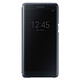 Samsung Clear View Cover Noir Samsung Galaxy Note7 Etui à rabat avec affichage date/heure pour Samsung Galaxy Note7