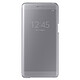 Samsung Clear View Cover Argent Samsung Galaxy Note7  Etui à rabat avec affichage date/heure pour Samsung Galaxy Note7 