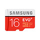 Samsung EVO Plus microSD 16 Go Carte mémoire microSDXC UHS-I U1 16 Go