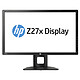 HP 27" LED - DreamColor Z27x 2560 x 1440 pixels - 7 ms - Format large 16/9 - Dalle IPS - Pivot - HDMI/DisplayPort - Hub USB - Noir
