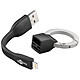 Câble USB / Lightning pour nomade Cordon USB - Lightning compact pour appareils avec port Apple Lightning