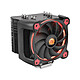 Thermaltake Riing Silent 12 Pro - Rojo Ventilador de 120 mm con procesador LED para Intel y AMD - TDP hasta 170 W