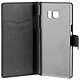 xqisit Etui folio wallet Viskan Noir Galaxy Note 7 Etui folio porte-feuille pour Samsung Galaxy Note 7