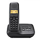Gigaset A150A Noir Téléphone DECT sans fil avec répondeur (version française)