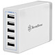 SilverStone UC01 Chargeur USB 40W 8A pour 5 appareils (smartphones, tablettes...)
