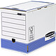 Fellowes System A4 Boîte d'archives 200mm Bleu x 10 Lot de 10 boites à archives au format A4 avec dos de 200 mm