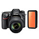Nikon D7200 + Objectif VR 18-105 mm + XSories Weye Feye Share Réflex Numérique 24.72 MP - Ecran 3.2" - Vidéo Full HD + Objectif AF-S DX NIKKOR 18-105 mm f/3.5-5.6G ED VR + Système de commande Wi-Fi