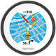 TomTom VIO GPS pour scooter - Ecran tactile circulaire 2.4" - Etanche (IPX7) - Europe - TomTom Trafic et radars à vie