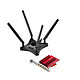 ASUS PCE-AC88 AC3100 (AC2100 Mbps AC1000 Mbps) 4x4 MU-MIMO compatible Wi-Fi PCI Express card