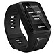 TomTom Spark 3 Cardio + Music bracelet fin Noir Montre de fitness étanche avec GPS, cardio-fréquencemètre et mémoire interne 3 Go
