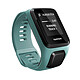 TomTom Spark 3 Cardio + Music bracelet fin Vert d'eau Montre de fitness étanche avec GPS, cardio-fréquencemètre et mémoire interne 3 Go