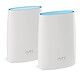 Router satellitare Netgear Orbi Pack (RBK50-100PES) Router wireless Tri-Band Wi-Fi AC3100 (1733 866 400 Mbps) MU-MIMO con punto di accesso Tri-Band Wi-Fi AC3100 (1733 866 400 Mbps)