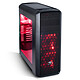 Spirit of Gamer Revolution Two (Rojo) Medium Tower Estuche negro con ventana