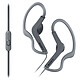Sony MDR-AS210AP negro Auriculares internos impermeables con control remoto y micrófono