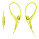 Sony MDR-AS410AP amarillo Auriculares internos impermeables con control remoto y micrófono