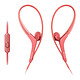 Sony MDR-AS410AP Pink in-ear earphones with remote control and microphone